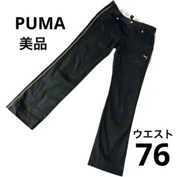 [ 새상품급 ] PUMA 골프 팬츠 골프웨어 스키니 치노 팬츠 블랙 76