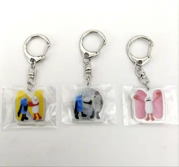 퍼펫 스스 오리지널 로마자 아크릴 키링 3개 세트