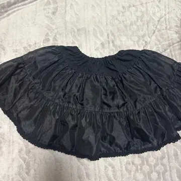 [ 일본제 ] 토션 레이스 볼륨 파니에 [ 블랙 ]