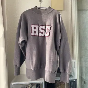 초레어 90s 챔피온 리버스 위브 하이넥 포켓 부착 USA제