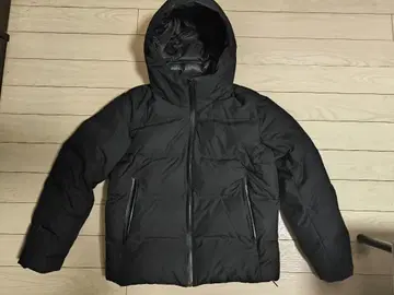 심리스 다운 후드티