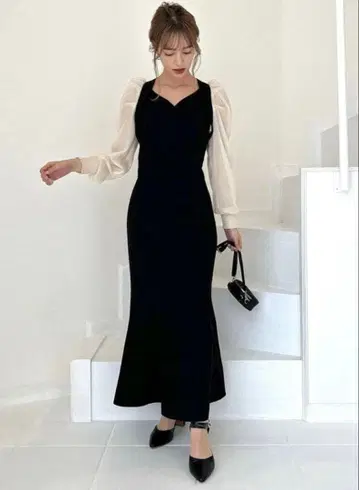 dazzlin 레이어드 2피스 원피스