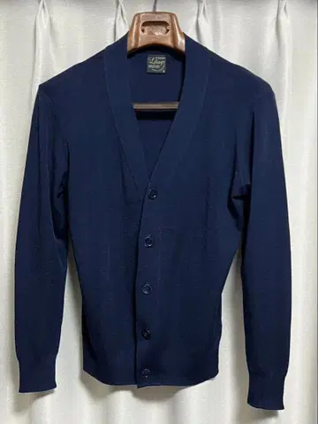 프랑스제 루트로와 울 가디건 네이비 3