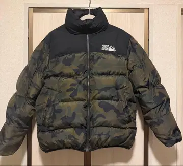퍼스트 다운 다운 자켓 M 카모플라쥬/블랙