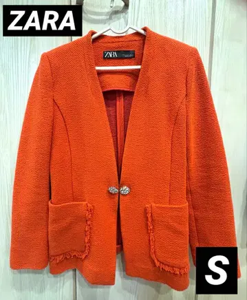 [새상품급] ZARA 자라 자켓 오렌지 S사이즈
