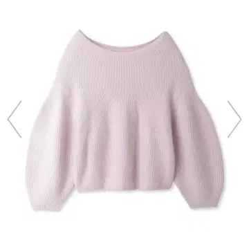 SNIDEL 퍼라이크 니트 풀오버