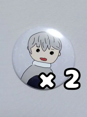 카라피치 히로 직필 캔뱃지 2개