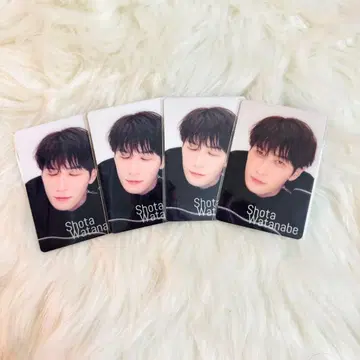 [ 미사용 새상품 ] 와타나베 쇼타 치라미 카드 4장 세트