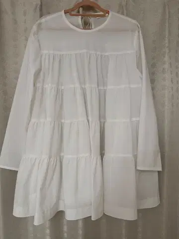 Ballsey 티어드 화이트 셔츠