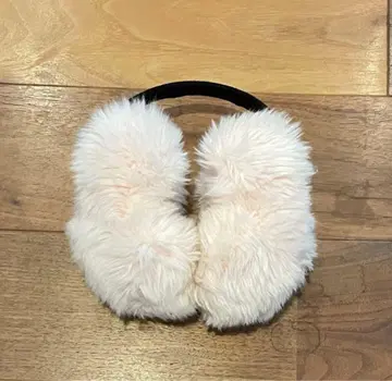 디즈니 핑크 퍼 귀도리 이어머프