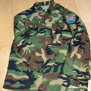 카모플라쥬 밀리터리 자켓