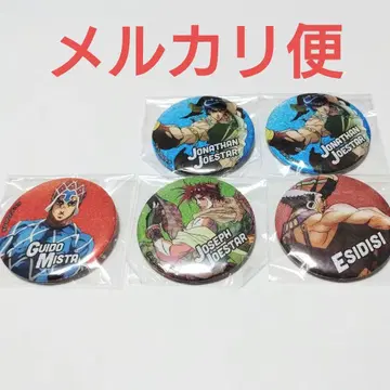 죠죠 글리터 캔뱃지 죠셉 에시디시 미스타 죠나단