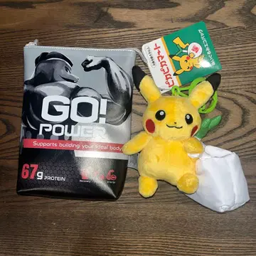 [ 택 포함 새상품 ] 피카피카마트 피카츄 에코백 고우리가 파우치