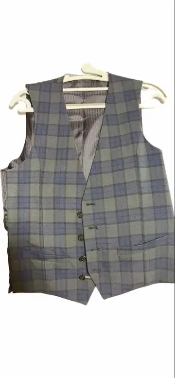 남성용 포멀 슈트 베스트 리버서블