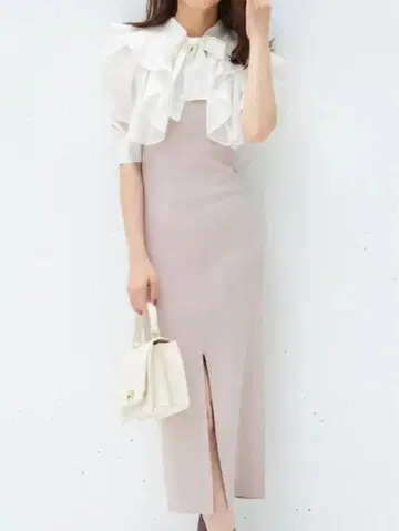 MERCURYDUO 2WAY 시어 볼레로 세트 니트 원피스