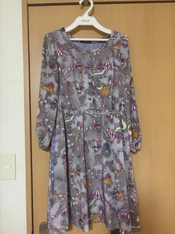 MILK 서커스 패턴 원피스