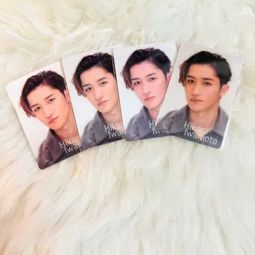 [ 미사용 새상품 ] 이와모토 테루 힐끗 보기 카드 4장 세트