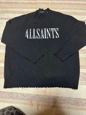 ALLSaints 울 니트 블랙