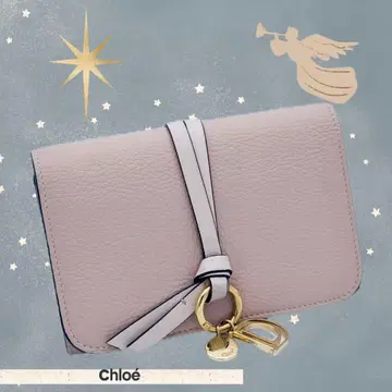 끌로에 핑크 3단 폴더형 지갑