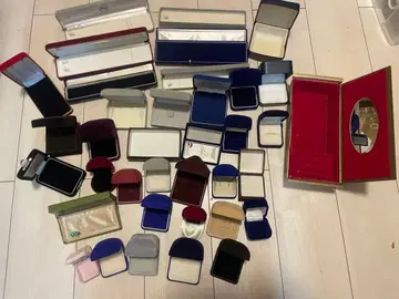 다색 벨벳 쥬얼리 박스 세트