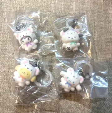 [서명 배송] 산리오 메지루시 액세서리 포근포근 스노우