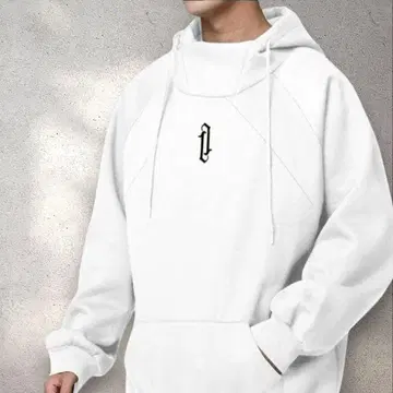 Eocicvvi 후드티 후드 부착 트레이닝복 가을/겨울 3XL 화이트