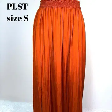 PLST 오렌지 플레어 스커트 S [ 200 ]