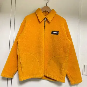 UNIF 유니프 보아 아우터 자켓 오렌지 로고