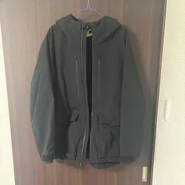 하이브리드 다운 후드티 블랙 XL