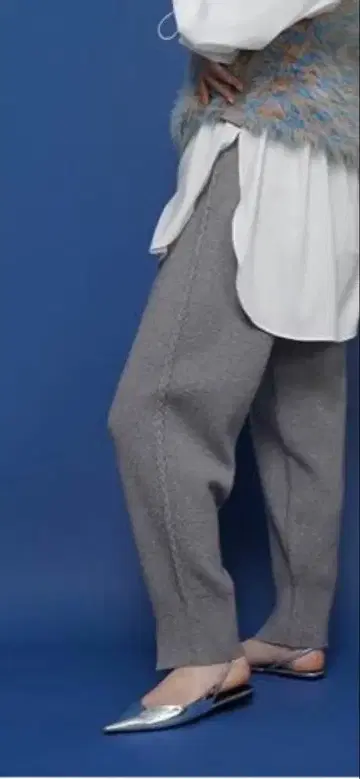 cyan tokyo 케이블 니트 조거 팬츠 블랙 chignon