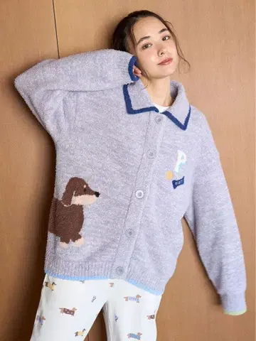 [새상품] 젤라피케 베비모코 닥스훈트 자카드 가디건 닥스