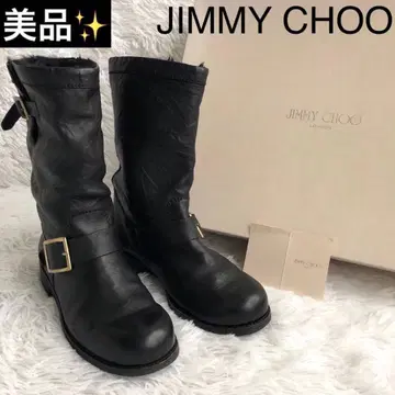 여성용 부츠 24 JIMMY CHOO 지미추 천연 가죽 보아