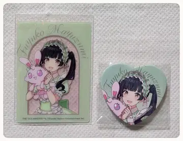 마유즈미 후유코 와가마마 메르헨 캐슬 클리어 카드 캔뱃지 샤니마스