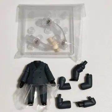 넨도로이드 블랙 계열 수트 바디/검은색 장갑 신체 부품