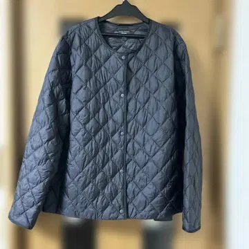 유니클로 웜 패디드 퀼팅 자켓 3XL 블랙