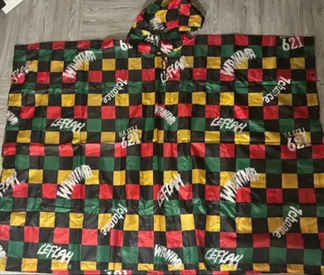 WANIMA 콜라보 레인 판초