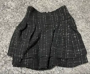 미셸 마카롱 트위드 슬림 레그 스커트 s