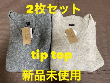 니트 스웨터 오버 사이즈 V넥