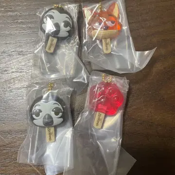 동물 캐릭터 캡슐 토이 4점 세트