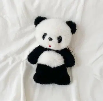 레트로 팬더 봉제 인형