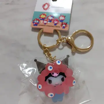 쿠로미 산리오 미야쿠미야쿠 클리어 컬러 마스코트 키링