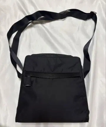 새상품급 에네스베 숄더백 숄더 사코슈 나일론 가죽 블랙