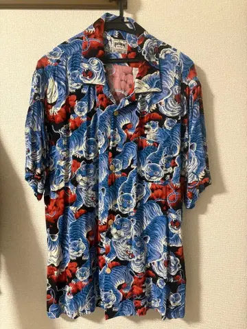 HOUSTON 백호 하와이안 셔츠 XX-LARGE