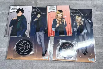 하이큐 코스모 월드 쿠로오 테츠로 코즈메 켄마 빅 아크릴 스탠드 카드