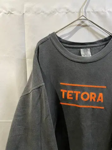 TETORA CDJ 한정판 스톤 워시 맨투맨