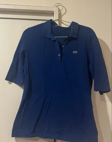 LACOSTE 파랑 반팔 피케 셔츠 사이즈 40/일본 M 사이즈