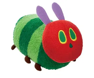 이와야 함께 여기저기! 터치 사운드 배고픈 애벌레 봉제 인형