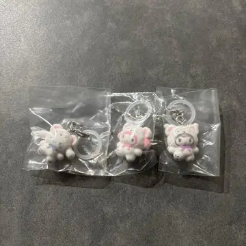 산리오 메지루시 액세서리 후와후와 스노우 마이멜로디 쿠로미 시나모롤