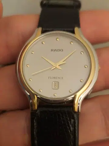 라도 플로렌스 남성용 시계 쿼츠 클리닝 완료 작동품 RADO