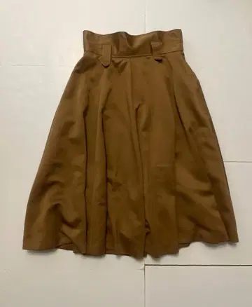 Parige 브라운 플레어 스커트